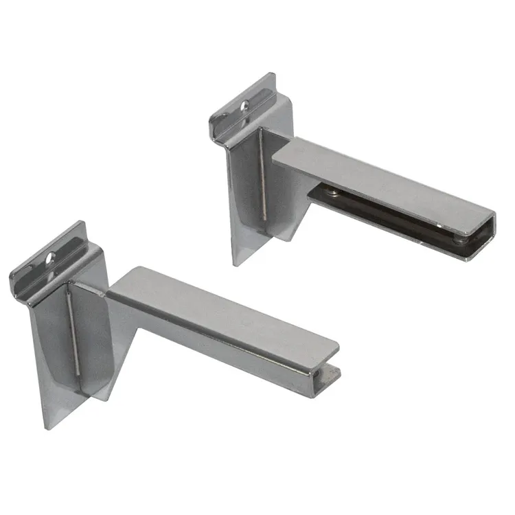 Slatwall Glass Shelf Brackets Slatwall Glass Shelf Brackets